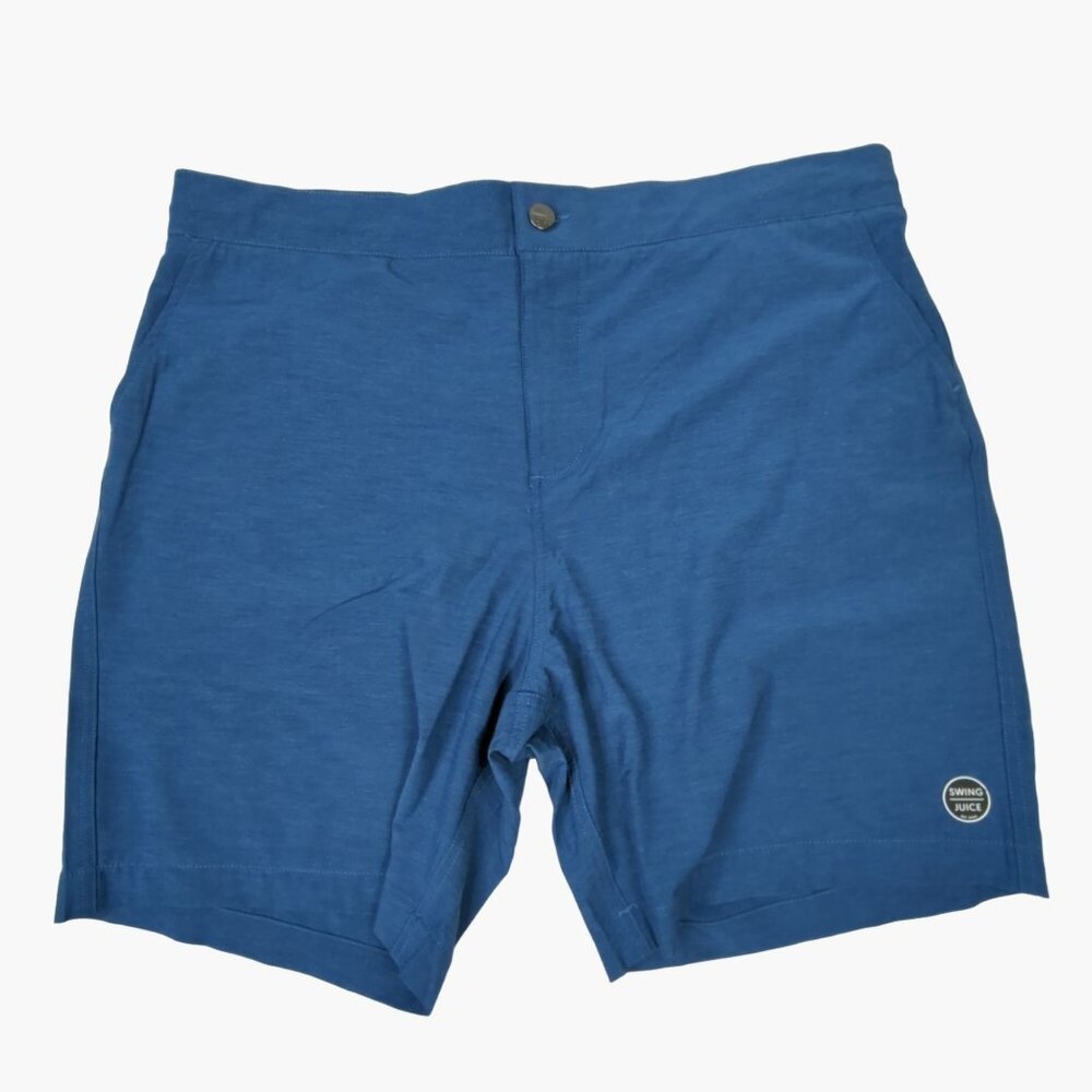 Swing Juice Men’s 2XL Blue Athletic Shorts Polyester Spandex NEW